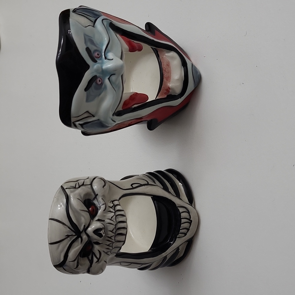 2 Scary Tealights,  Dracula & Mummy, Halloween